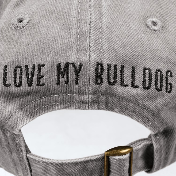 Love My Bulldog Baseball Cap - Cotton, Metal