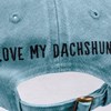 Baseball Cap - Love My Dachshund - One Size Fits Most - Cotton, Metal