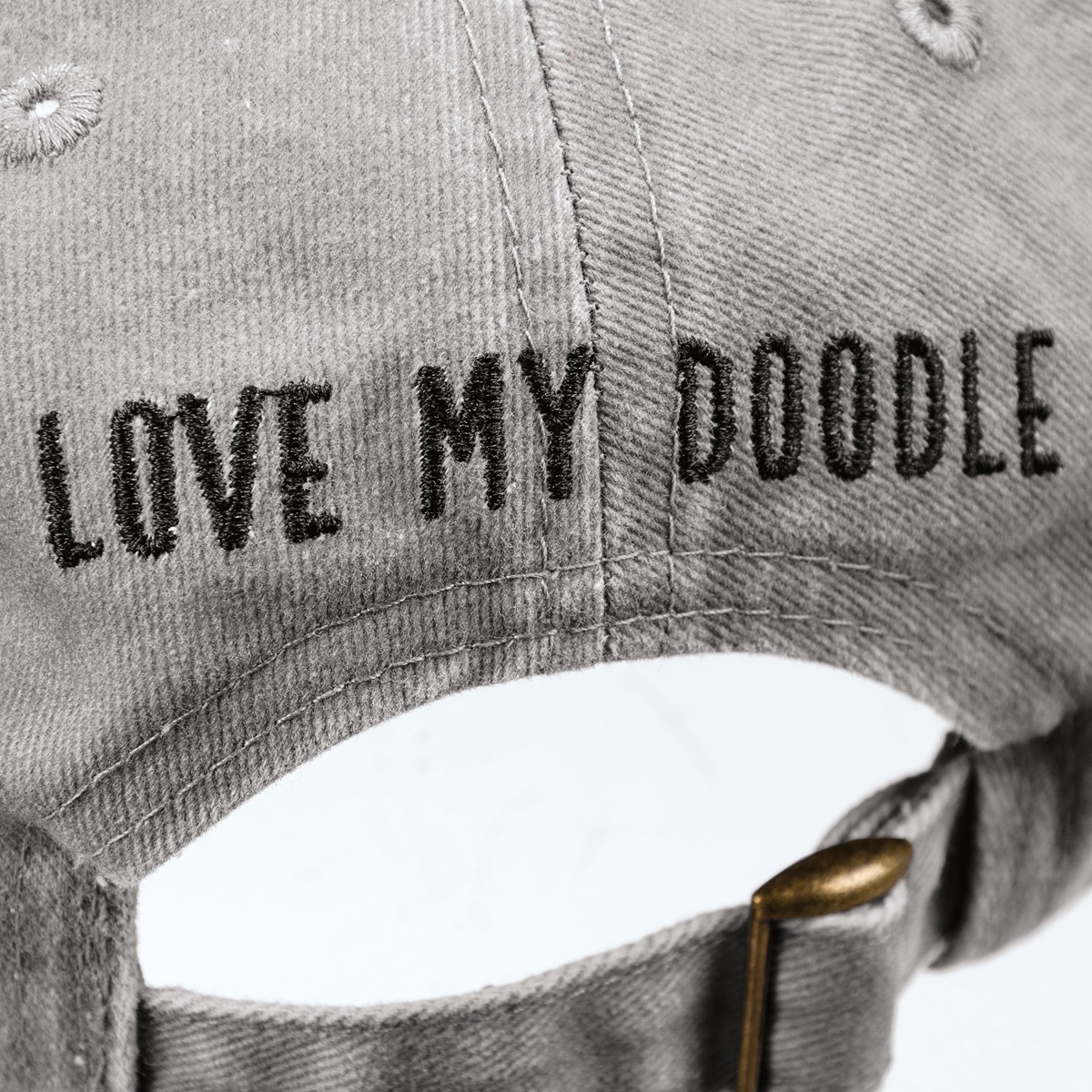 Baseball Cap - Love My Doodle - One Size Fits Most - Cotton, Metal