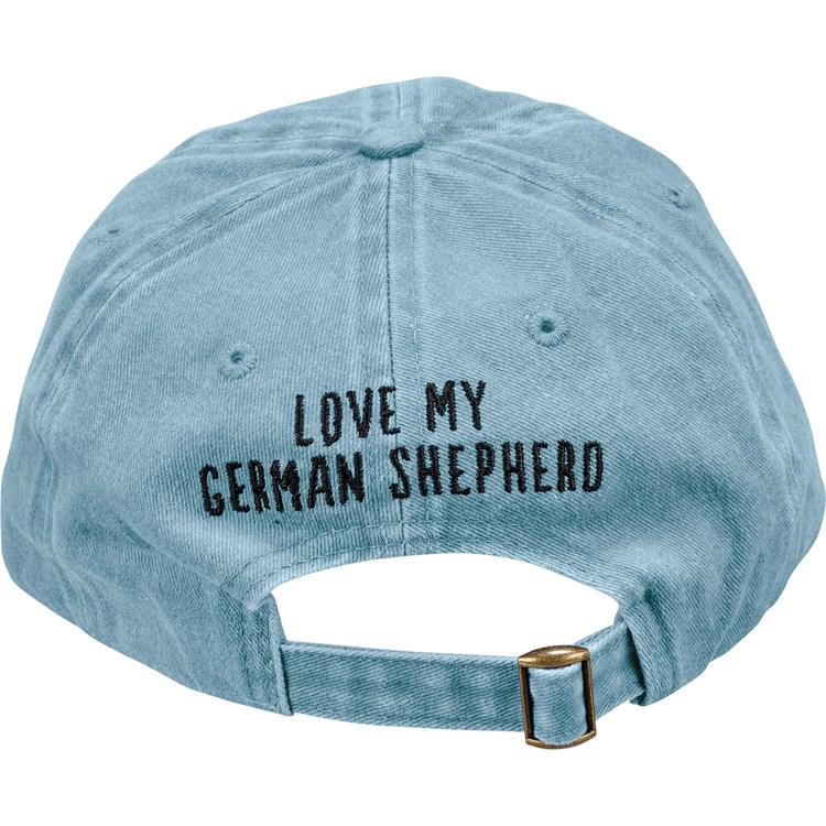 Love My German Shepherd Baseball Cap - Cotton, Metal