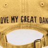 Love My Great Dane Baseball Cap - Cotton, Metal
