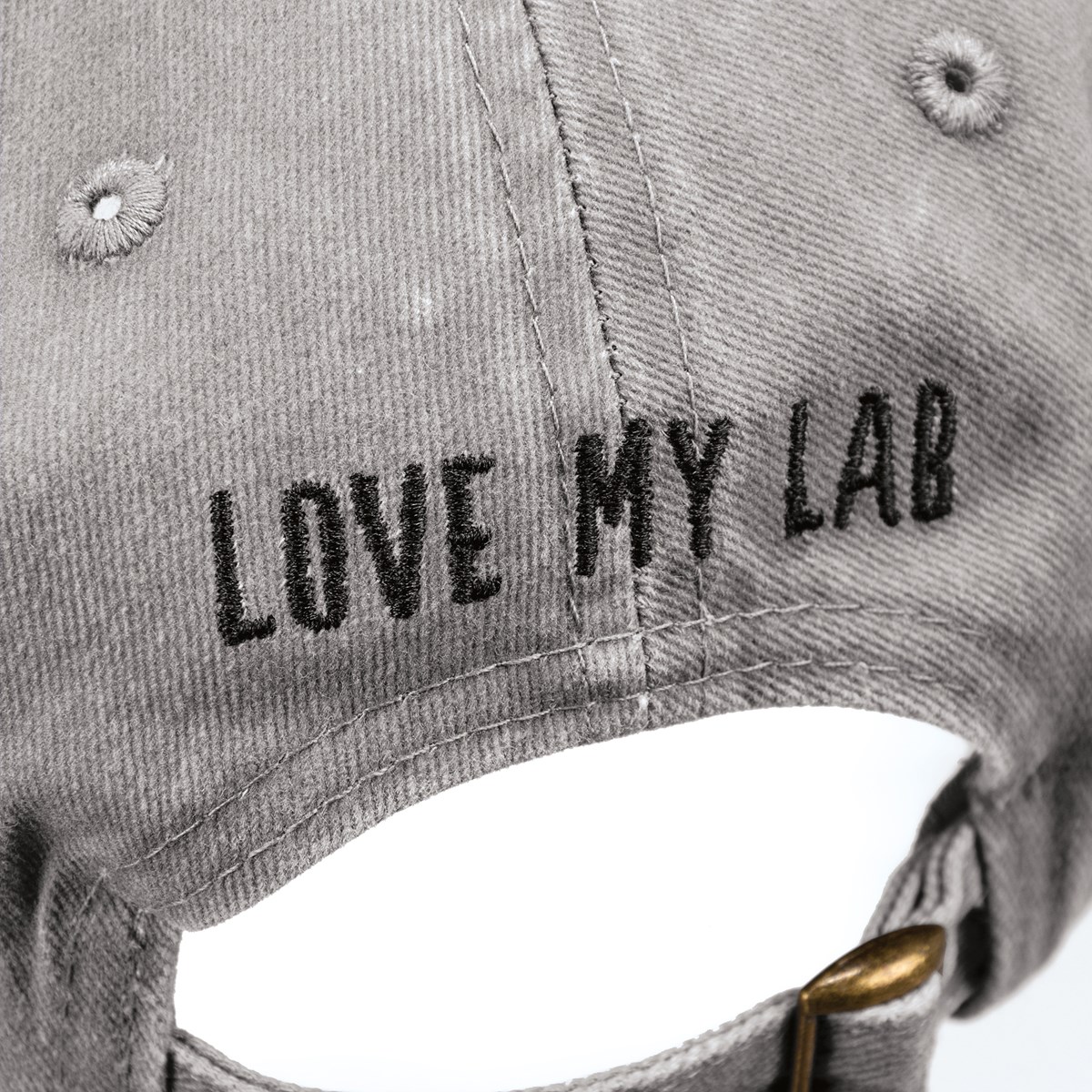 Love My Lab Baseball Cap - Cotton, Metal