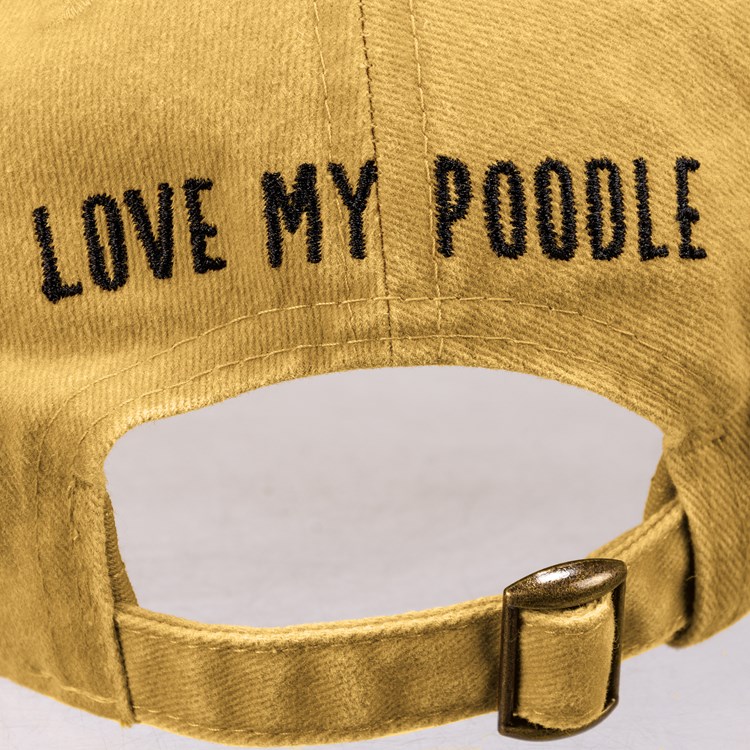 Love My Poodle Baseball Cap - Cotton, Metal