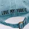 Baseball Cap - Love My Yorkie - One Size Fits Most - Cotton, Metal