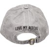 Love My Rescue Baseball Cap - Cotton, Metal