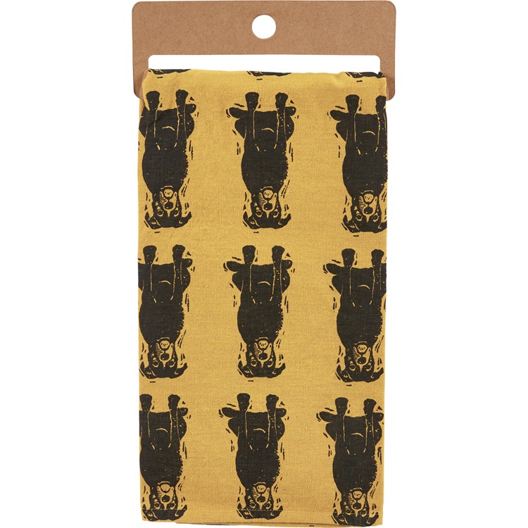 Love And A Boxer Kitchen Towel - Cotton