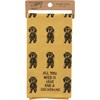 Love And A Dachshund Kitchen Towel - Cotton