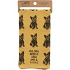 Love And A Yorkie Kitchen Towel - Cotton
