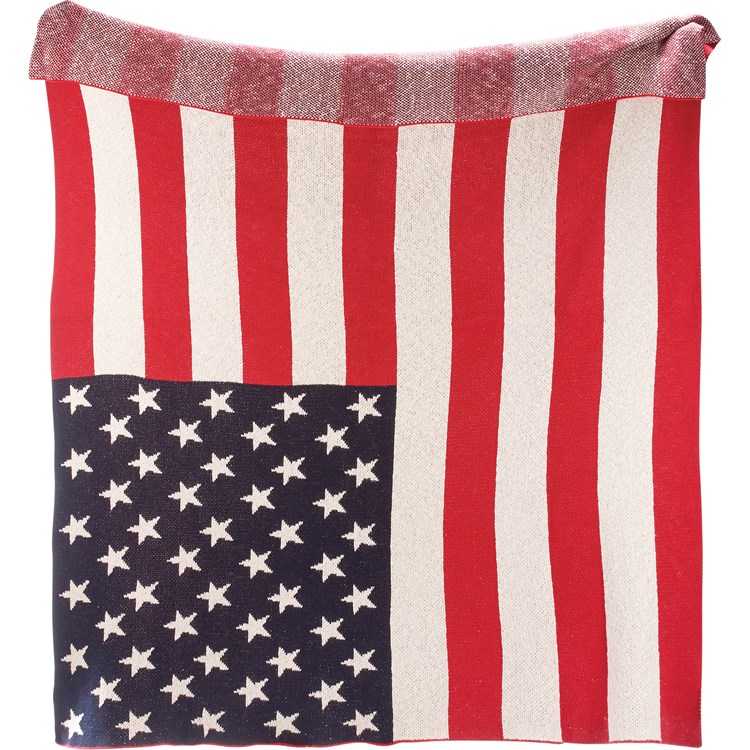 Americana Throw Blanket - Cotton
