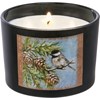 Chickadee Candle - Soy Wax, Glass, Cotton