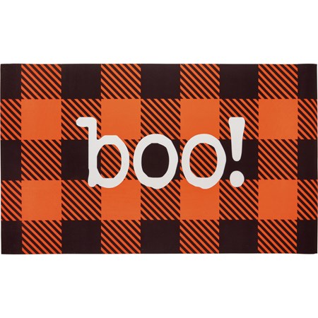 Rug - Boo - 34" x 20" - Polyester, PVC Skid-resistant backing