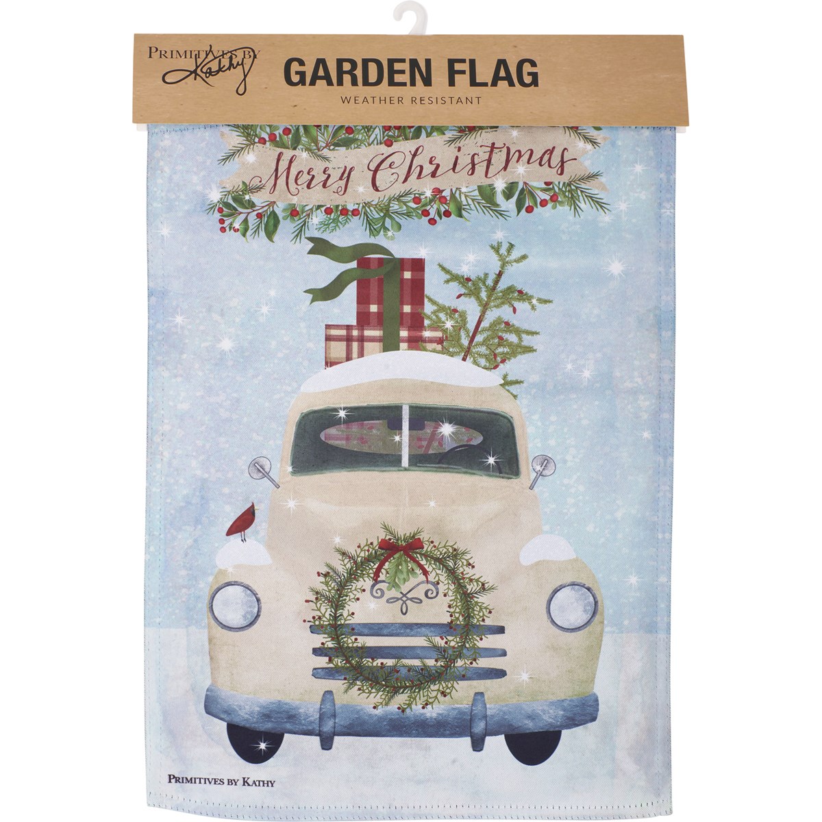 Merry Christmas Garden Flag - Polyester