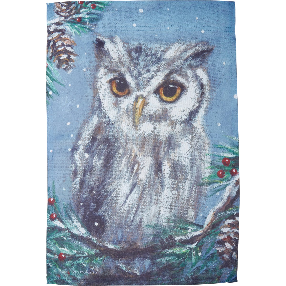 Owl Garden Flag - Polyester