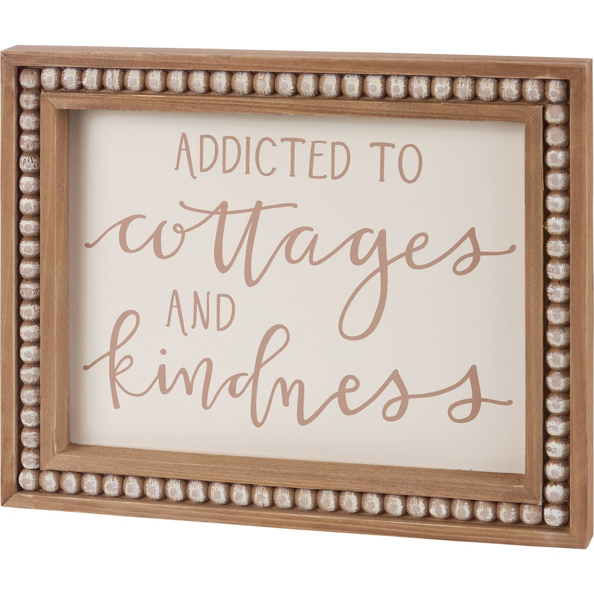Addicted To Cottages Framed Wall Art - Wood