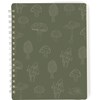 Mushrooms Spiral Notebook - Paper, Metal