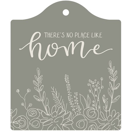 Trivet - There's No Place Like Home - 6.50" x 7.75" x 0.25" - Stone