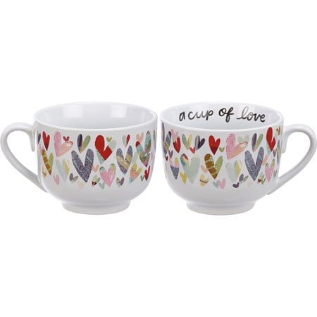 A Cup Of Love Mug - Stoneware