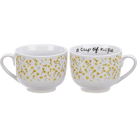 A Cup Of Nope Mug - Stoneware