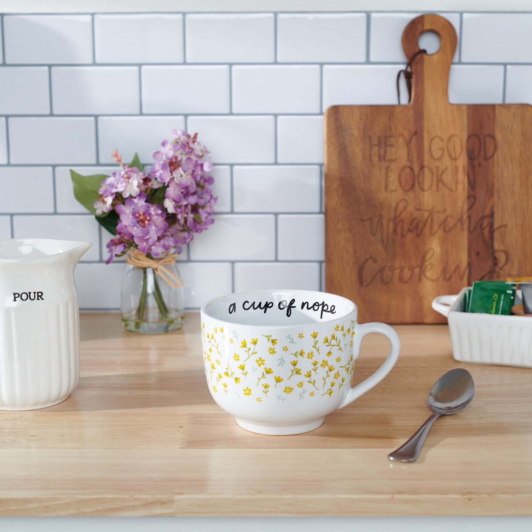 A Cup Of Nope Mug - Stoneware