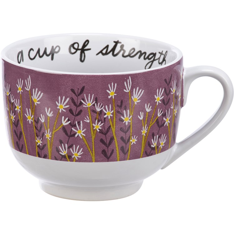 A Cup Of Strength Mug - Stoneware