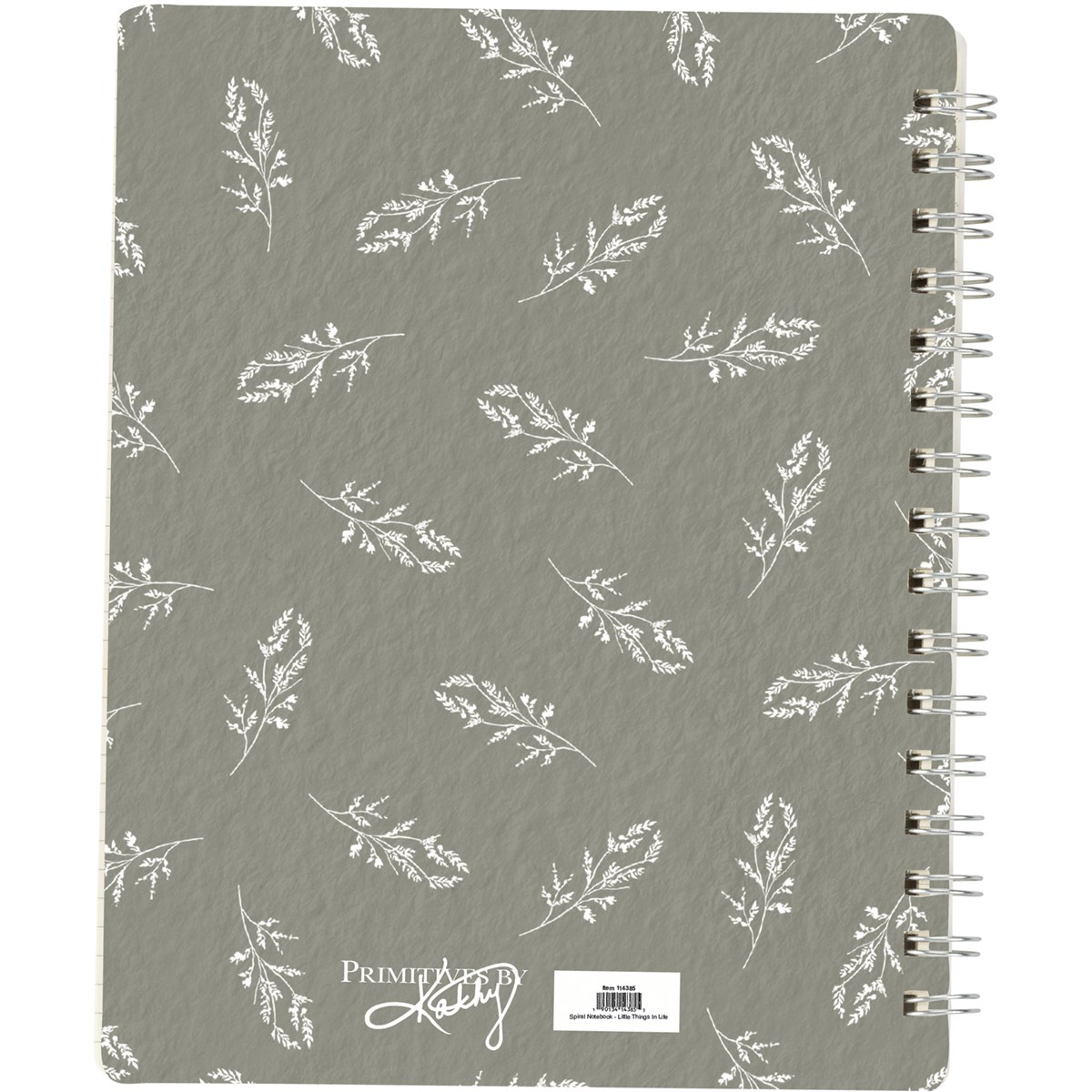 Little Things In Life Spiral Notebook - Paper, Metal