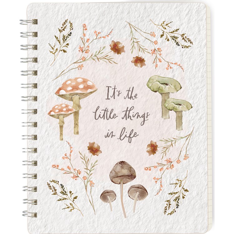 Little Things In Life Spiral Notebook - Paper, Metal