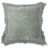 Pillow - Velvet Lace - 15" x 15" - Velvet, Cotton, Zipper