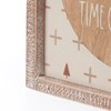 Most Wonderful Time Inset Box Sign - Wood, Velvet