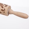 Butterfly Large Embossing Rolling Pin - Wood