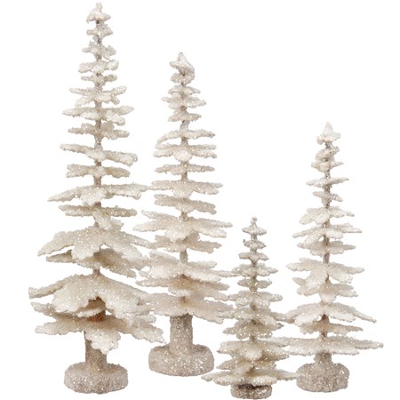 Shimmering Tree Set - Paper, Glitter