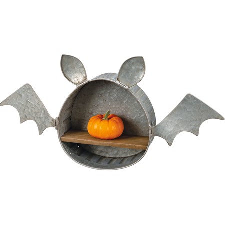 Flying Bat Shelf - Metal, Wood
