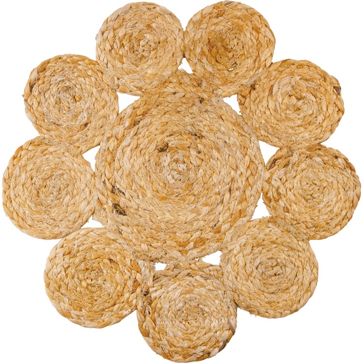 Round And Round Placemat - Jute