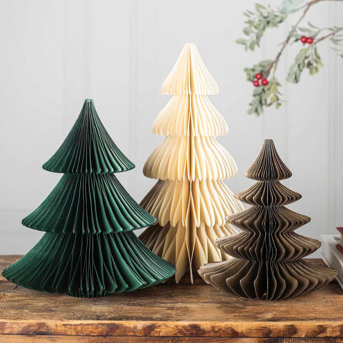 Trio Paper Tree Set | Primitives By Kathy