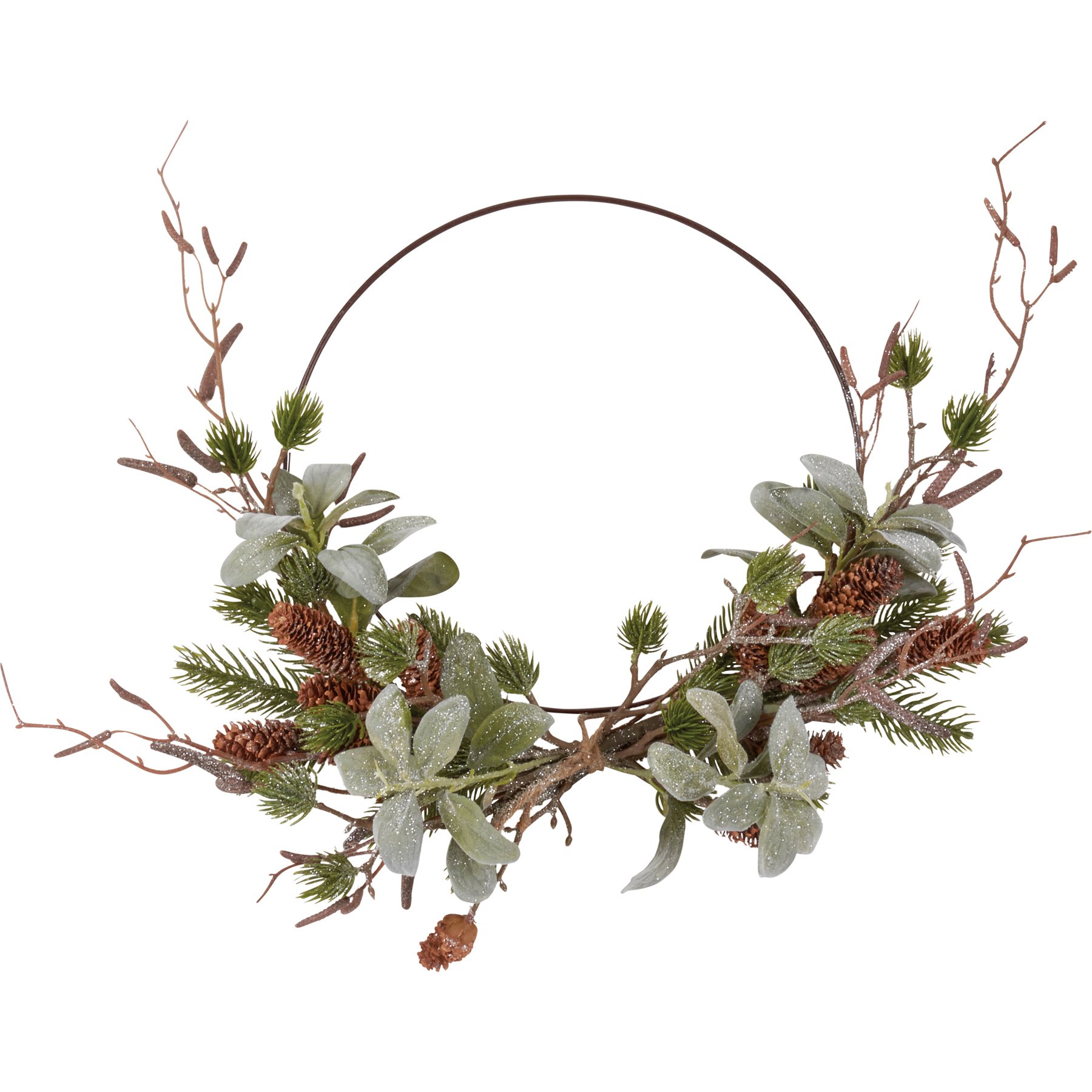 Pine And Lambs Ear Ring Wreath | Primitives By Kathy