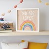 You Are Loved Inset Box Sign - Wood