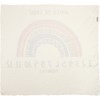 Milestone Blanket - Watch Me Grow Rainbow - 42" x 36" - Cotton