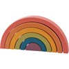 Nesting Puzzle - Rainbow - 8.25" x 4" x 1" - Wood
