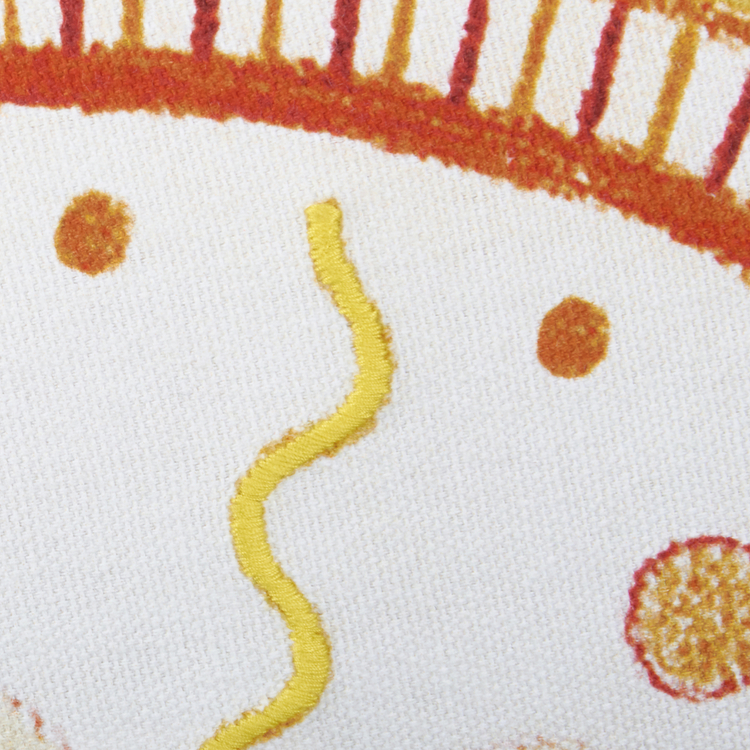 Sunset Pillow - Cotton, Velvet, Zipper