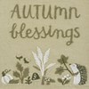 Kitchen Towel - Autumn Blessings - 20" x 26" - Cotton, Linen