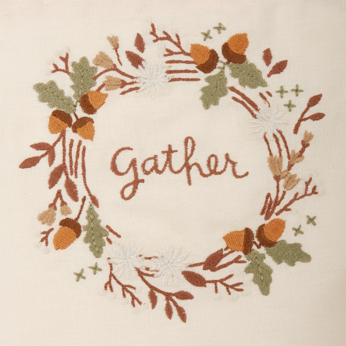 Apron - Gather - 27.50" x 28" - Cotton, Linen, Metal