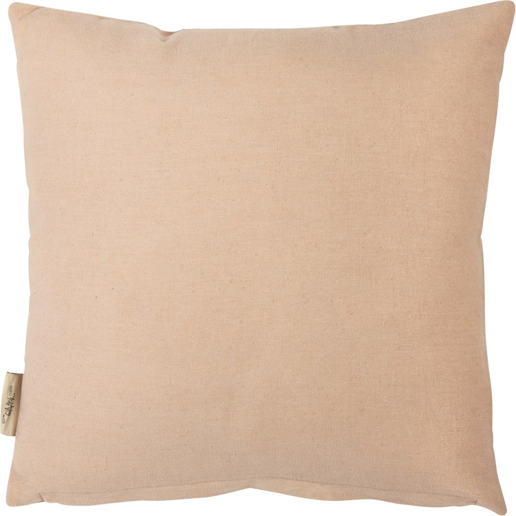 Mushroom Toss Pillow - Cotton, Linen, Zipper