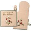 Good Things Going To Happen Kitchen Set - Cotton, Linen
