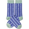 Socks - Inhale Exhale - One Size Fits Most - Cotton, Nylon, Spandex