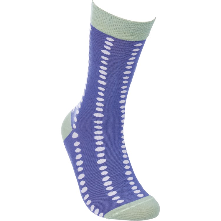 Inhale Exhale Socks - Cotton, Nylon, Spandex
