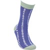 Socks - Inhale Exhale - One Size Fits Most - Cotton, Nylon, Spandex