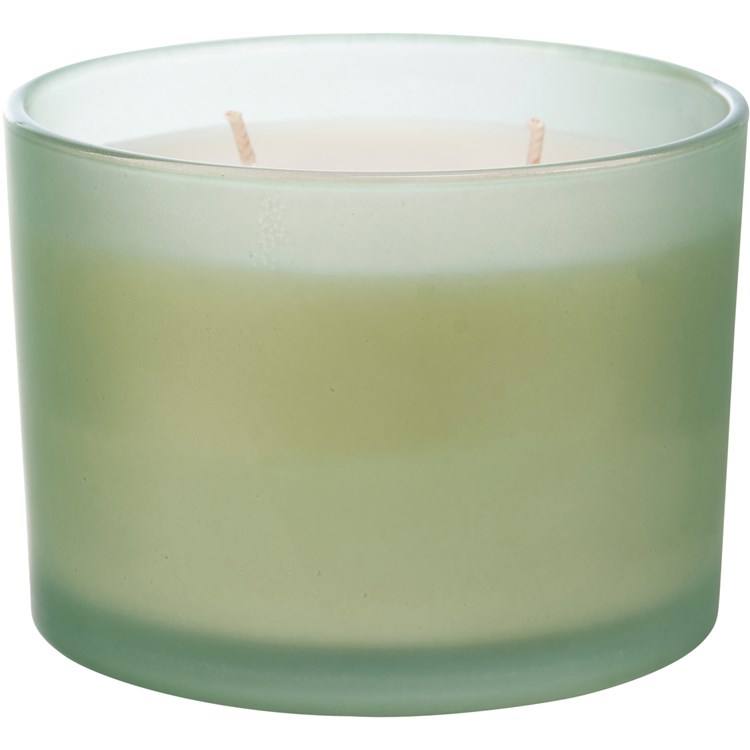 Exhale Jar Candle - Soy Wax, Glass, Cotton