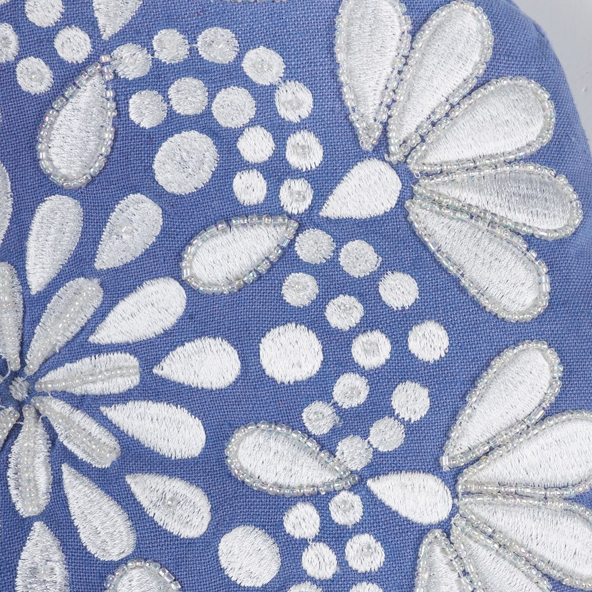 Mandala Shaped Pillow - Cotton, Linen, Velvet, Plastic