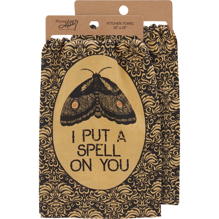 I Put A Spell On You Kitchen Towel - Cotton