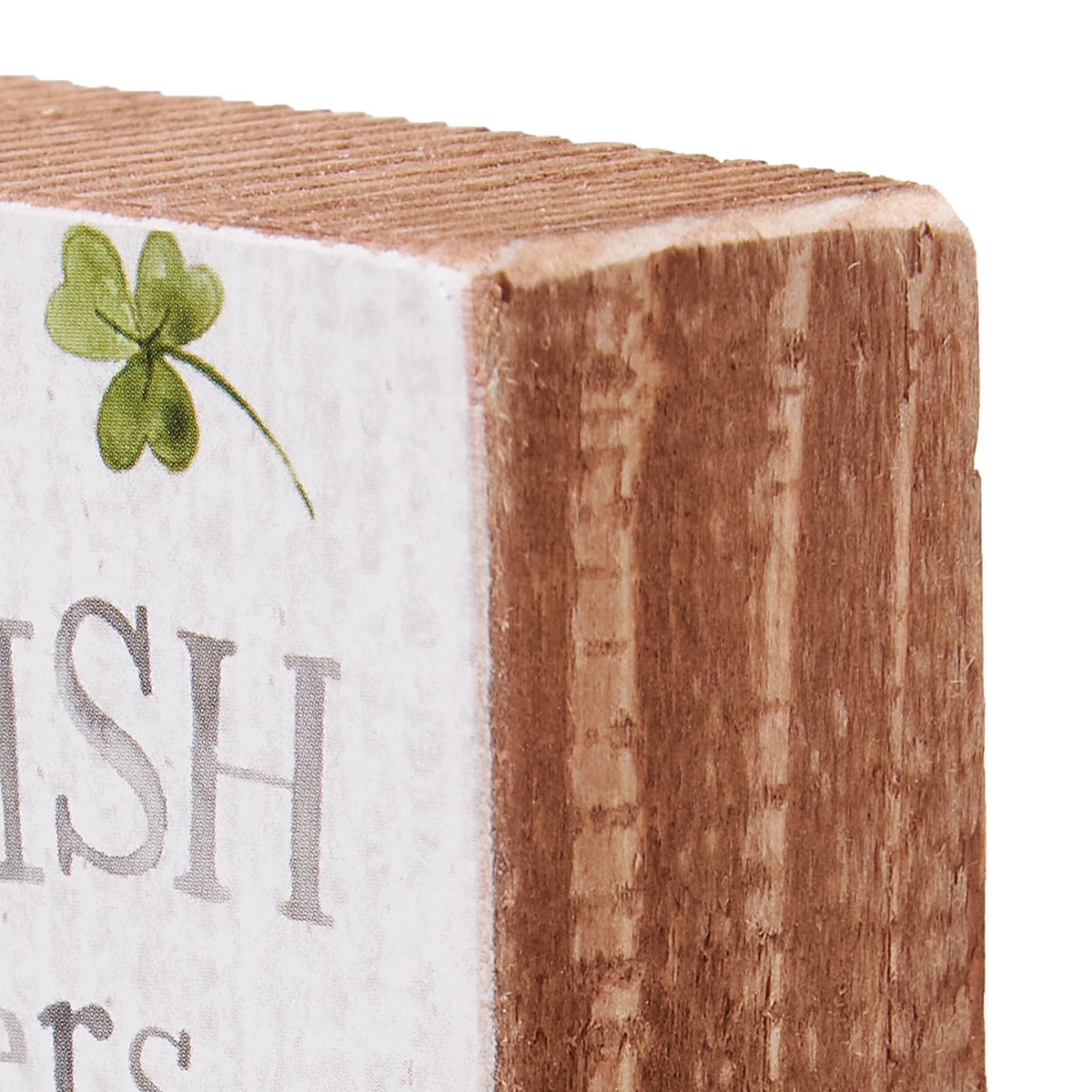 Block Sign - Been Irish For Many Beers - 4" x 5.50" x 1" - Wood, Paper