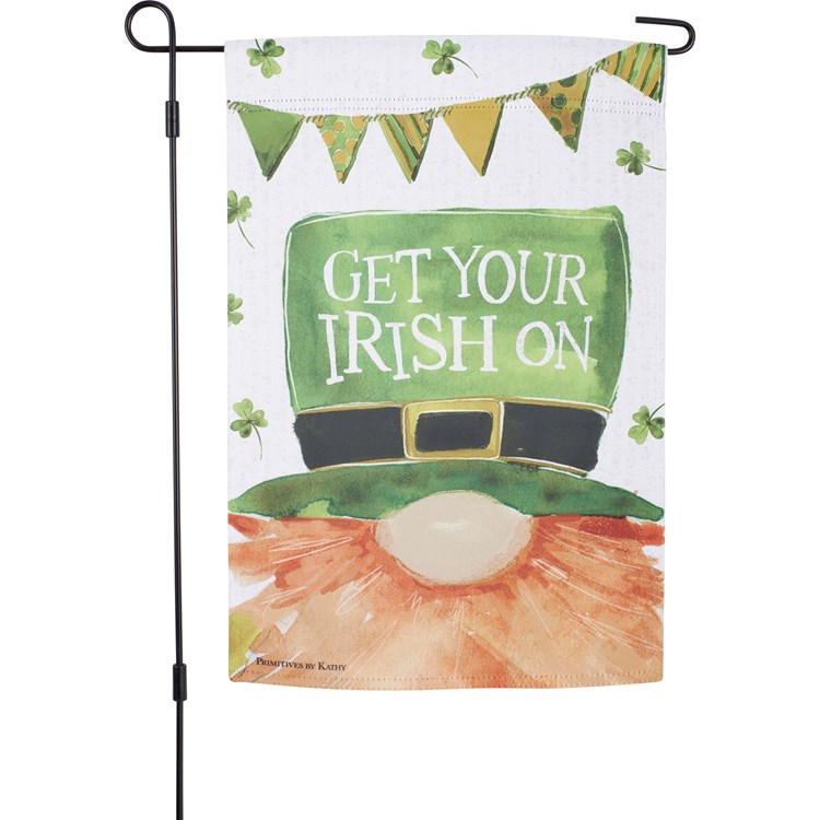 Get Your Irish On Garden Flag - Polyester